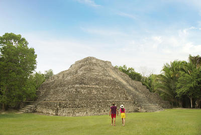 Jarrón Arqueológico Mexicano de Cerámica Hecho a Mano - Rey Maya de  Palenque